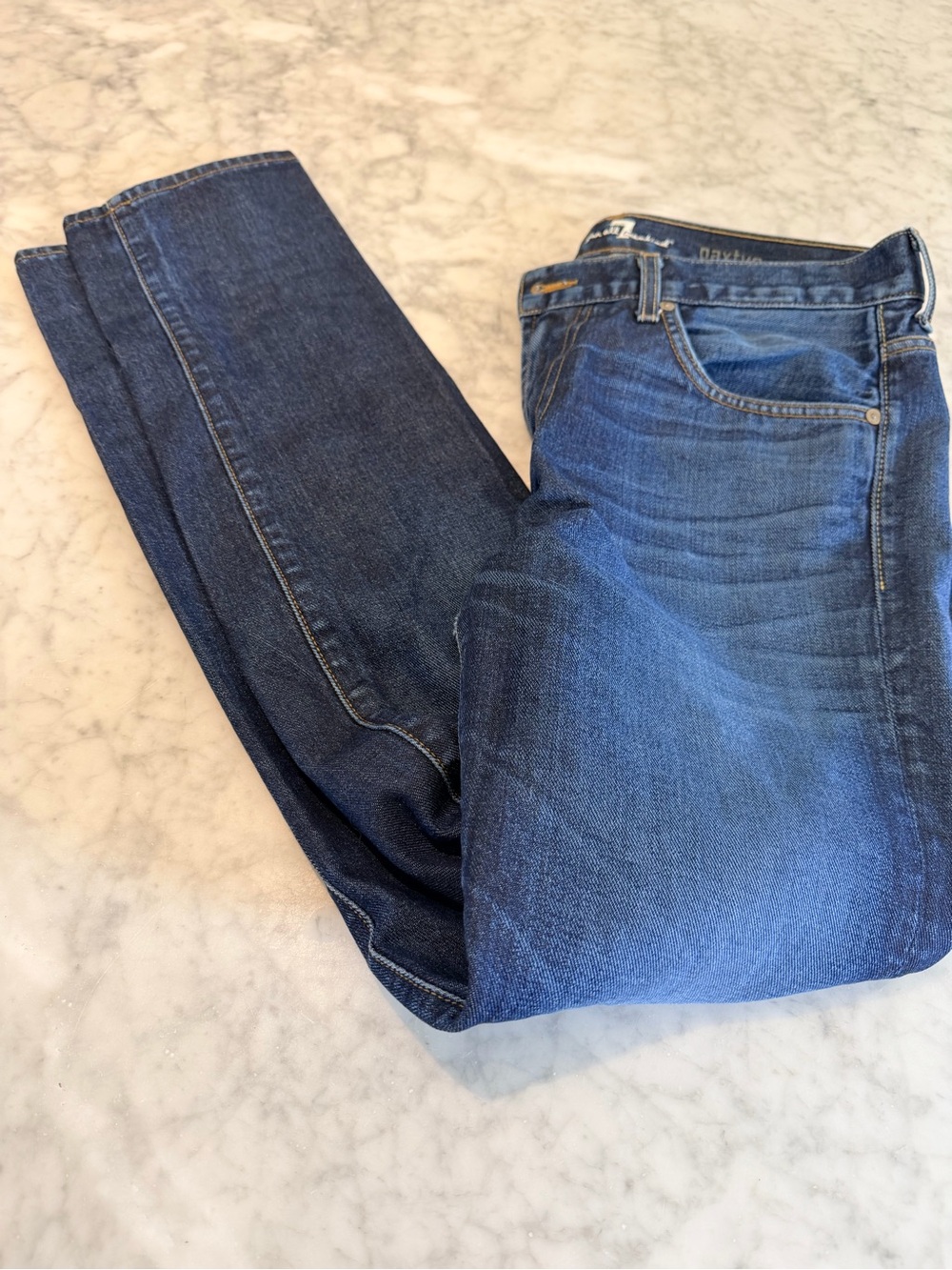 7 For All Mankind Men's Slim Jeans - Dark Blue Wash